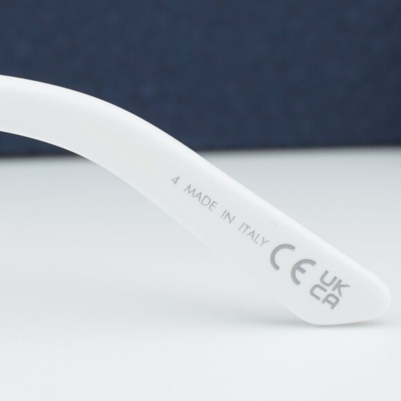 Dior DIORPACIFIC R1F 50B0 Oval Sunglasses - White/Blue